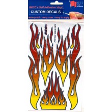 Flames1RY Flames Red, Yellow & Chrome 1:10-1:12